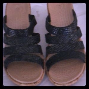 Croc sandals